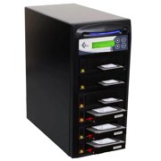 EZ DUPE 1 to 5 SSD HDD Hard Drive Duplicator - 18GB/Min - Standalone Copier and Sanitizer/Eraser for Multiple SATA 3.5 Disk & 2.5 Solid State Drives at copy speed up to 300MB/Sec (H05PROHEB)