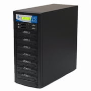 EZ DUPE 1 to 6 Media Mirror Plus Duplicator DVD - Flash SD / CF / MS / MMC / USB & Disc DVD / CD to 1 Media / 6 Disc Copy Copier Multimedia Backup M1006-SSP
