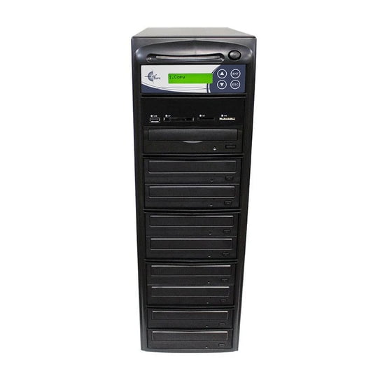 EZ DUPE 1 to 8 Media Mirror Duplicator - Flash (SD/CF/MS/MMC/USB) & Disc (Blu-Ray/DVD/CD) to BD DVD CD Disc Copy Copier Multimedia Backup (M908-SSPBD)