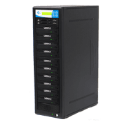 EZ DUPE 1 to 9 Media Mirror Plus Duplicator Blu-ray - Flash SD / CF / MS / MMC / USB & Disc Blu-Ray / DVD / CD to 1 Media / 9 Disc Copy Copier Multimedia Backup M1009-SSPBD