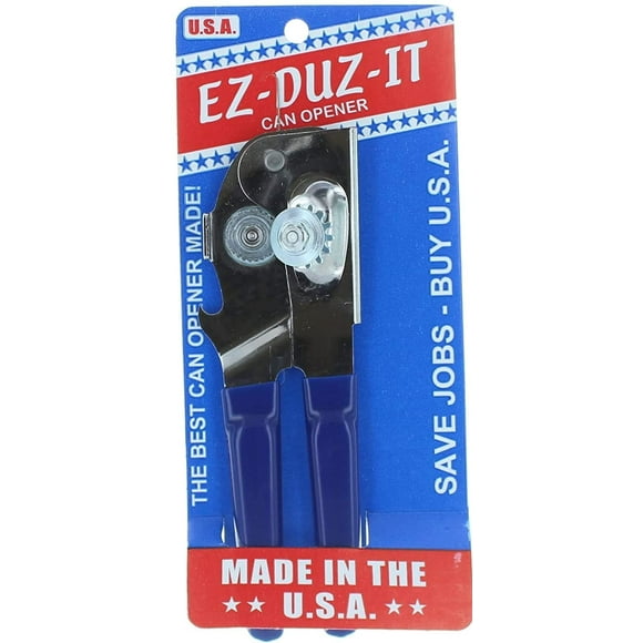 EZ-DUZ-IT Can Opener, (Blue)