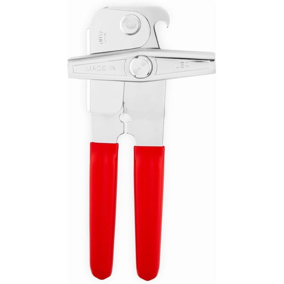 EZ-DUZ-IT Deluxe Can Opener with Red Grips