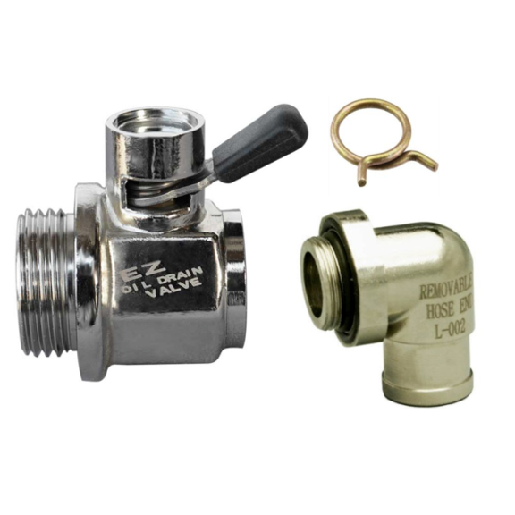 EZ Drain 1/2-20 Oil Drain Plug With 90 Degree Adapter Chevy/GMC Truck Suburban