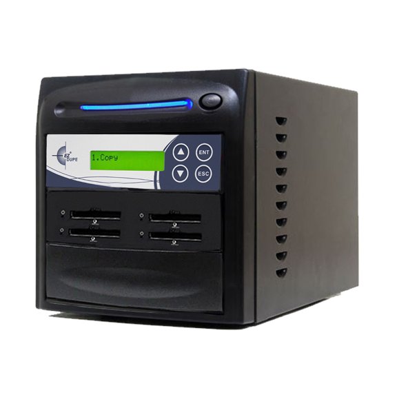 EZ Dupe 1 to 3 CFast Duplicator - 9GB/Min - Standalone CompastFAST Storage Card Cloner & DoD Compliant Eraser/Sanitizer at copy speed up to 150MB/Sec (CFAST03TB150)
