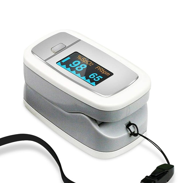 [EZ] Easy@Home Fingertip Pulse Oximeter with OLED Display in 4 directions and 6 modes, WEHP50D1