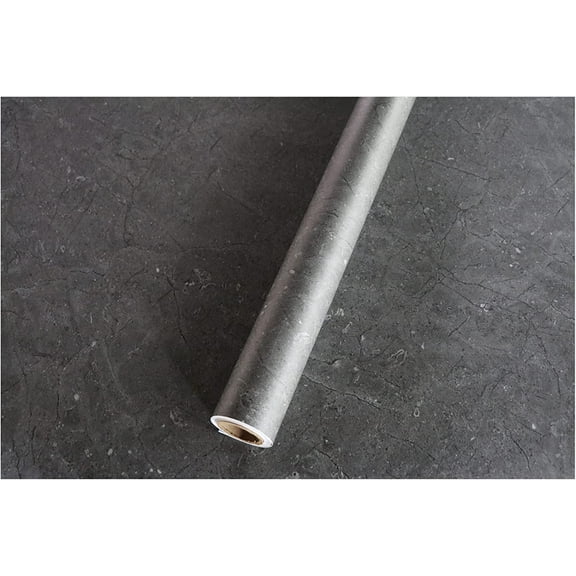 EZ FAUX DECOR Vinyl Countertop Update Wrap 36" x 120" Waterproof Gray Black Marble Soapstone Contact Paper Adhesive Covering Formica Laminate Removable Wallpaper Peel and Stick Backsplash