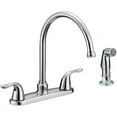 thumbnail image 1 of EZ-FLO 10201 High Arc Swivel Spout Kitchen Faucet, Two-Handle, Chrome, 1 of 5