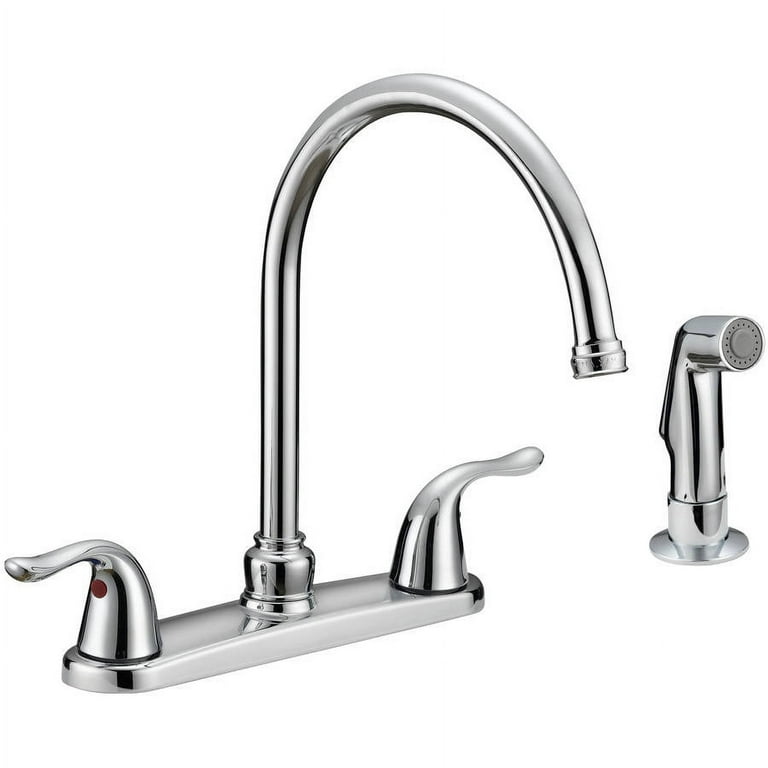 EZ-FLO 10201 High Arc Swivel Spout Kitchen Faucet, Two-Handle, Chrome EZ-FLO 10201 High Arc Swivel Spout Kitchen Faucet, Two-Handle, Chrome