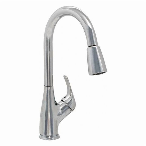 EZ-FLO 10388 Pull-Down Spout Kitchen Faucet, Chrome