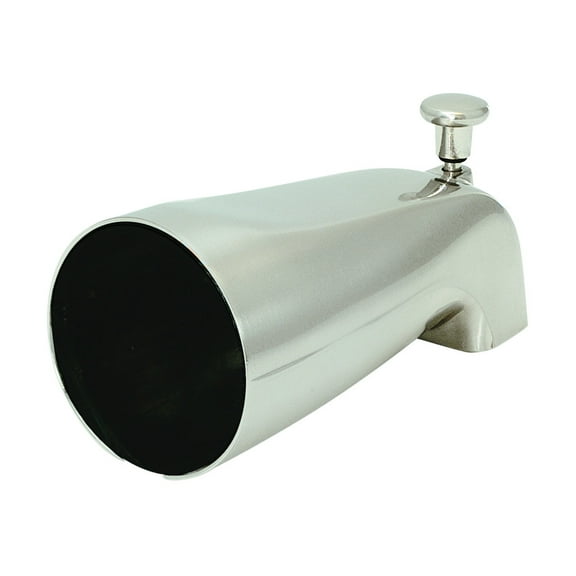 EZ-FLO 15080 Diverter Spout Faucets, 5-3/8 inch Length, Brushed Nickel