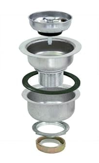 Stainless Steel Double Cup Kitchen Sink Drain Assembly