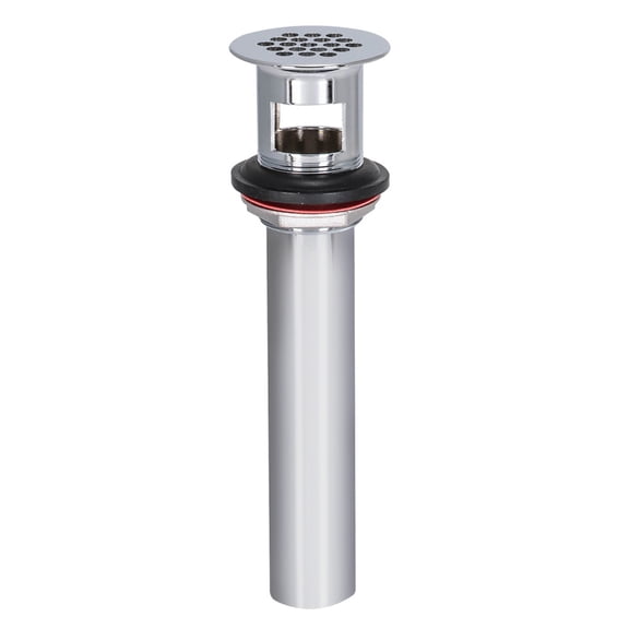 EZ-FLO 35072 Drain Assembly with Grid Strainer, 1-1/4 inch x 8 inch, Chrome