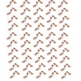 thumbnail image 1 of EZ-FLUID (50pcs) 1" Genuine Real Copper Pipe Strap Clamp Hanger with Two Holes, Plain Surface, Real Copper LF Pressure Pipe Fitting for Residential, Commercial, 1 of 5