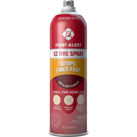 EZ Fire Spray, Extinguishing Aerosol Spray, AF400 Red 18 Ounce (Pack of 1)
