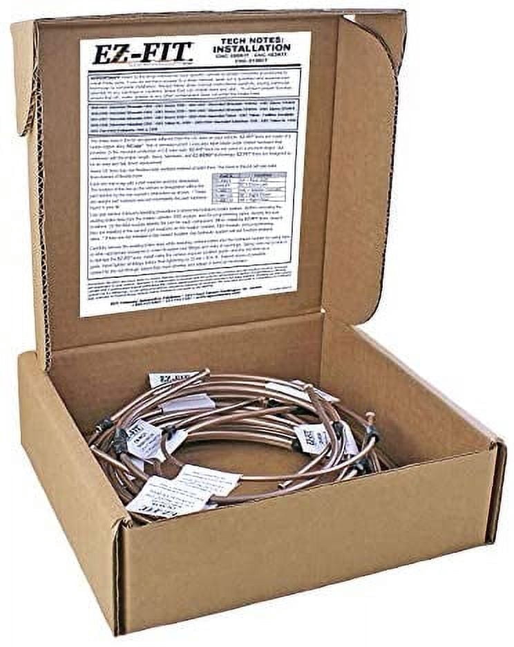 EZ-Fit NiCopp Brake Line Kit Dodge Ram 1500 2000-2001 Extended Cab 78 Inch and Standard Cab 96 Inch Bed RWD