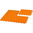 thumbnail image 1 of EZ-Floor 12 Pack of Interlocking Plastic Floor Tiles, Orange, 1 of 1