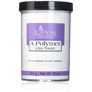 ez flow a polymer clear false nails, 16 ounce