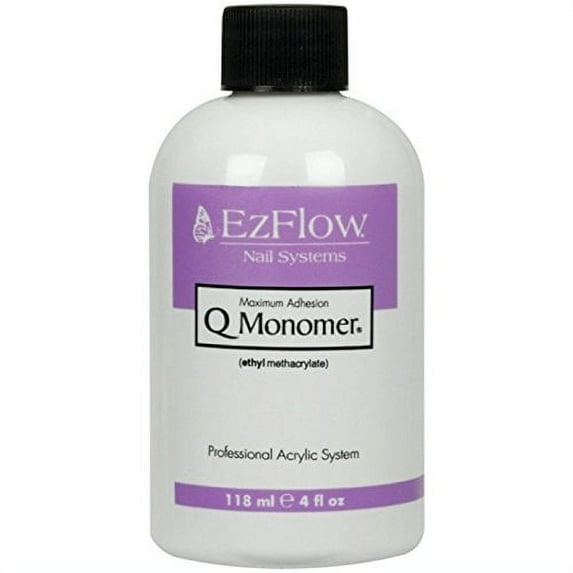 EZ Flow Q Monomer False Nails, 4 Fluid Ounce