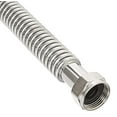 thumbnail image 1 of EZ-Fluid 1-Inch FIP x 3/4-Inch FIP x 24-Inch Corrugated Flexible Stainless Steel Water Heater Connector Water Supply Line For Female Iron Water Pipes Fitting, Water softener,Filter, (1-Pc), 1 of 4