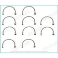 thumbnail image 1 of EZ-Fluid 20"Toilet Water Supply Connector, Braided Stainless Steel - 3/8“ Female Compression Thread x 7/8” Female Ballcock Thread 12-Inch Toilet Water Connectors Hose (10 Packs), 1 of 3