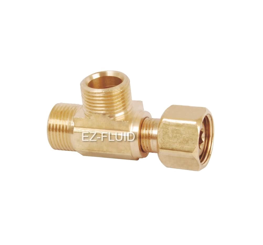 EZ-Fluid 3/8-Inch Female Compression x 1/4-Inch Male Compression x 3/8 ...