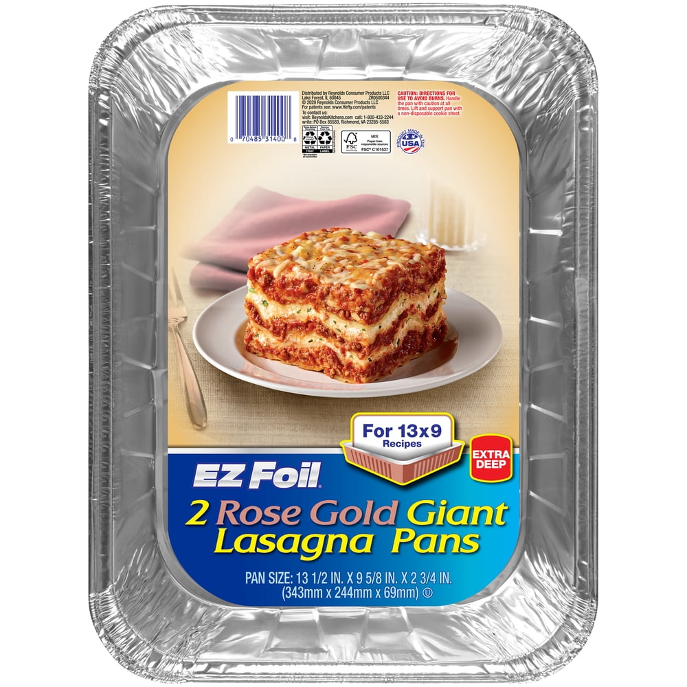 Disposable Aluminum Foil Lasagna Pan - Deep #4400