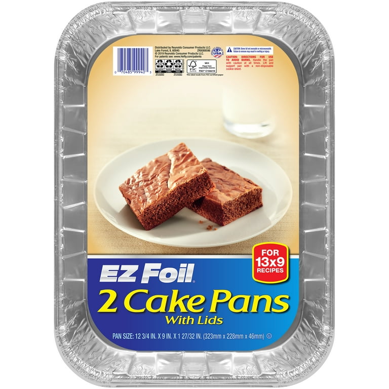 Custom Aluminum Cake Pan with Lid 9 x 13 - LZR