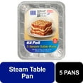 thumbnail image 1 of EZ Foil Disposable Steam Table Pans, Half-Size, 5 Count, 1 of 8