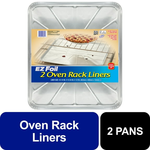 EZ Foil Disposable Oven Liner Trays, 18.25 x 15.75 in., 2 Count