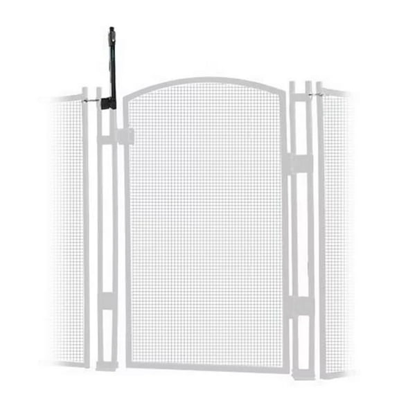 EZ-GUARD Safety Gate - DIY In Ground Pool Fence * Self-Closing * Self-Latching * White 4' Tall