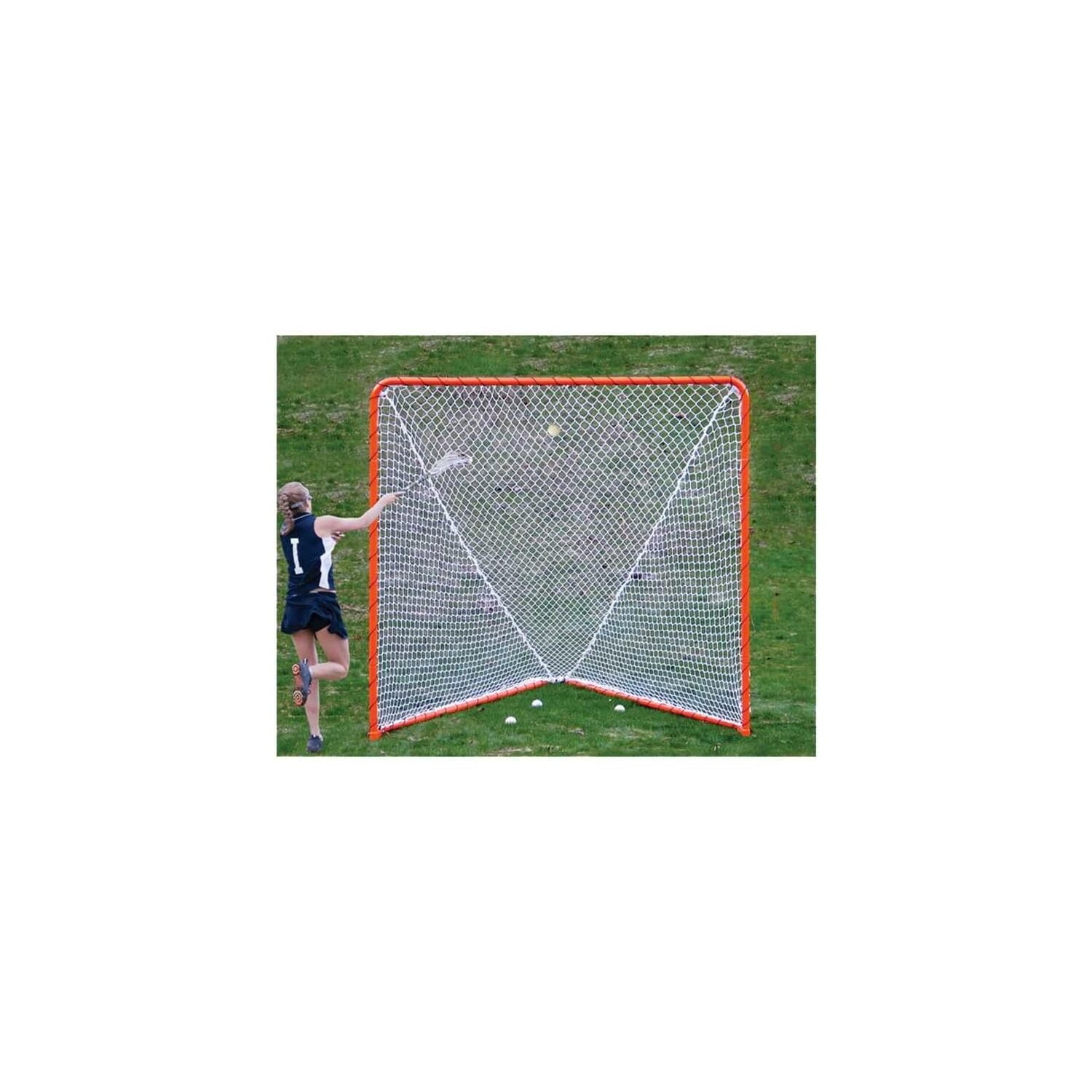 EZ Goal Lacrosse Folding Goal With Tilting Rebounder Net
