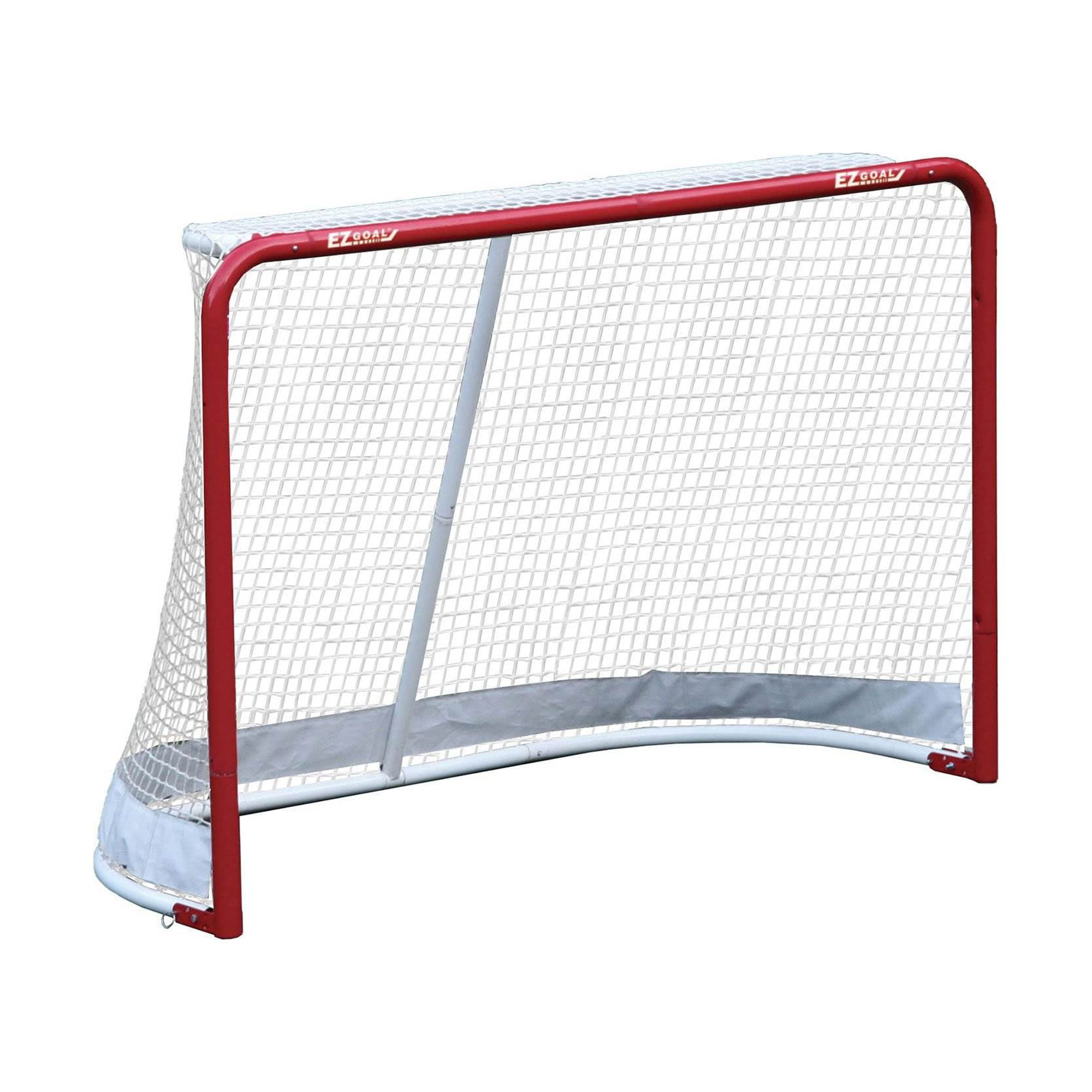 EZ Goal Portable Folding Regulation Size Street Ice Hockey Training