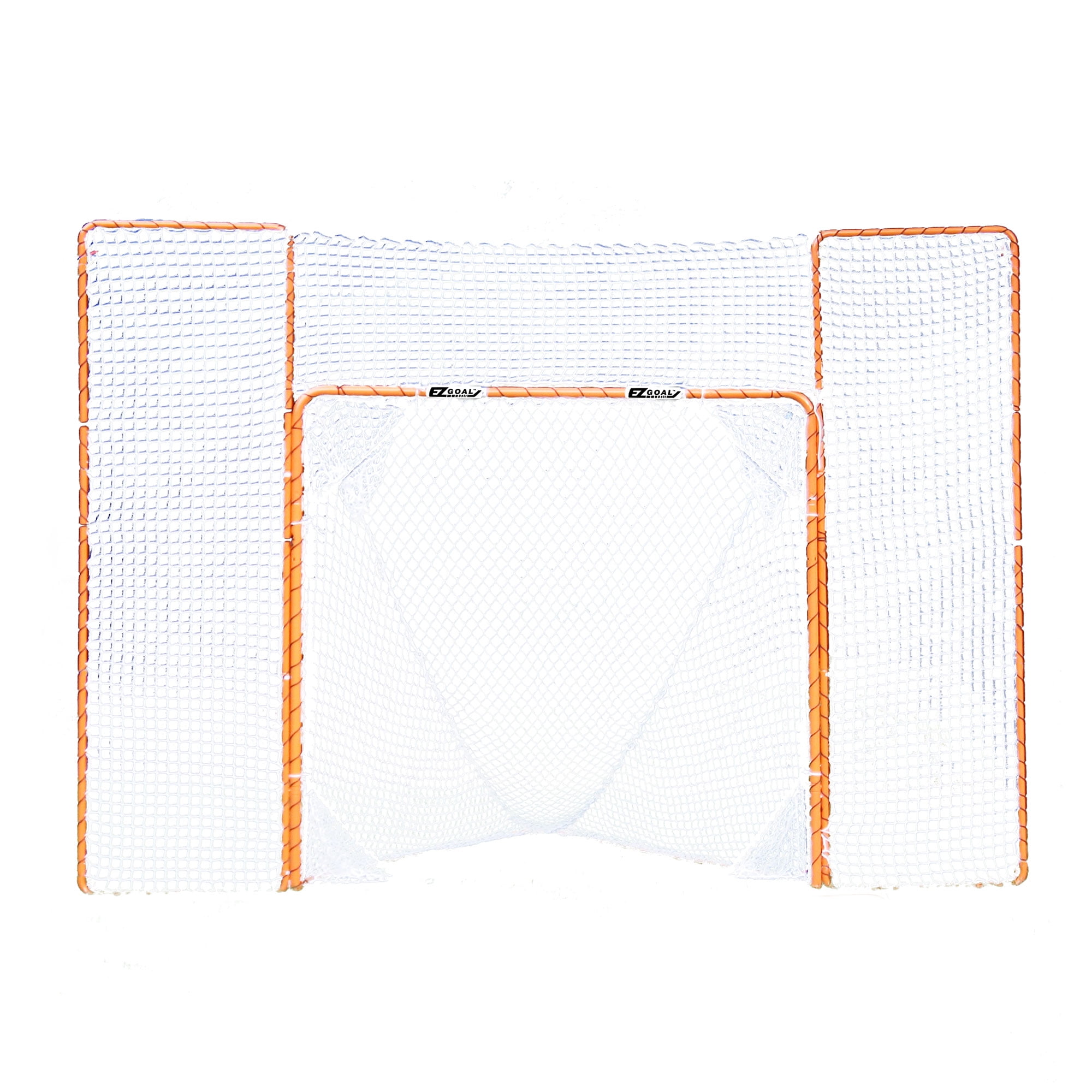 EZ Goals Portable Folding Lacrosse Practice Net Goal with Backstop and