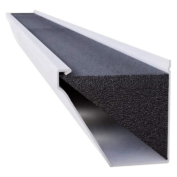 EZ Gutter Guard - 7-Inch Fascia Foam Gutter Filter Insert with Year Round Leaf Protection & Easy DIY Installation - GSF732-1