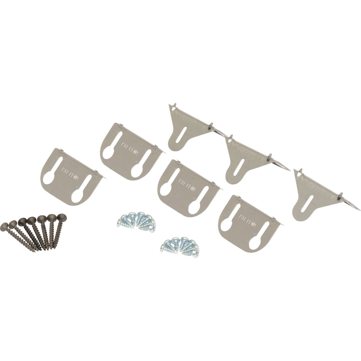 EZ-Hang Silver Metal Door Installation Kit