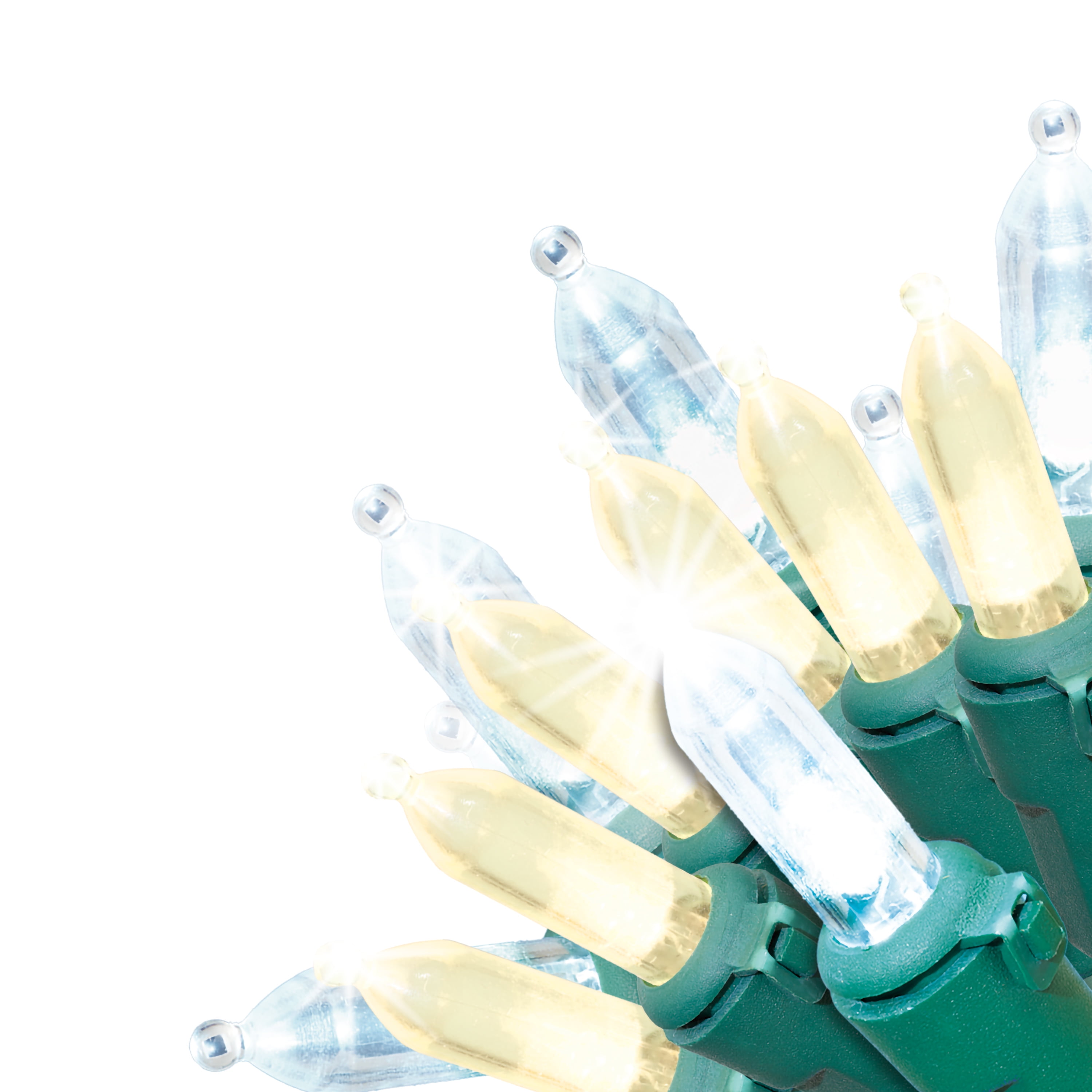 EZ-Illuminations 100-Count Dual Color Super Twinkle LED Mini Christmas