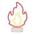 thumbnail image 1 of EZ-Illuminations Battery Operated Red LED Neon-Style Flame Light, with Built-in Timer, 1 of 7