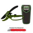 thumbnail image 1 of EZ Kut Pruner Sheath Sharpener Combo, Green and Black, Small 8.5 in, 226722, 1 of 8