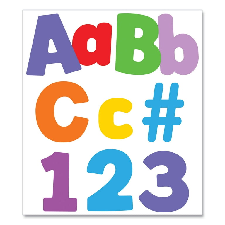 EZ Letter Combo Packs, Color Splash Assortment, 4 EZ Letter Combo Packs, Color Splash Assortment, 4