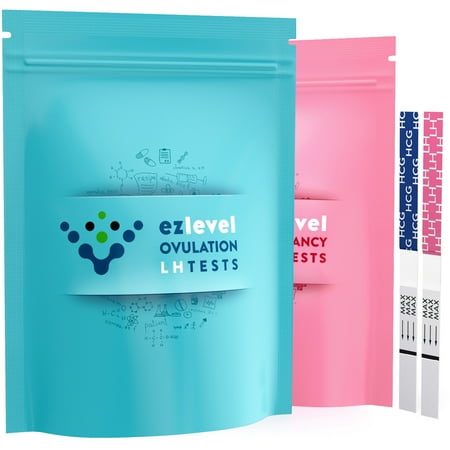 EZ Level 20 Ovulation and 5 Pregnancy Test Strips