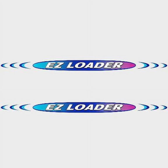 EZ Loader Boat Trailer Graphic Decal | 53 1/4 Inch Dark Blue (Pair)