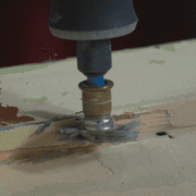EZ Lock Abrasive Wheel Brush - Pack of 2   Interior & Exterior Use, Professional Finish