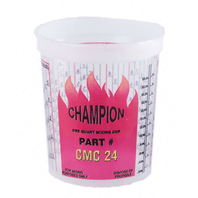 EZ Mix Champion CMC24 Disposable Mixing Cup with DuPont Ratios, 1 qt