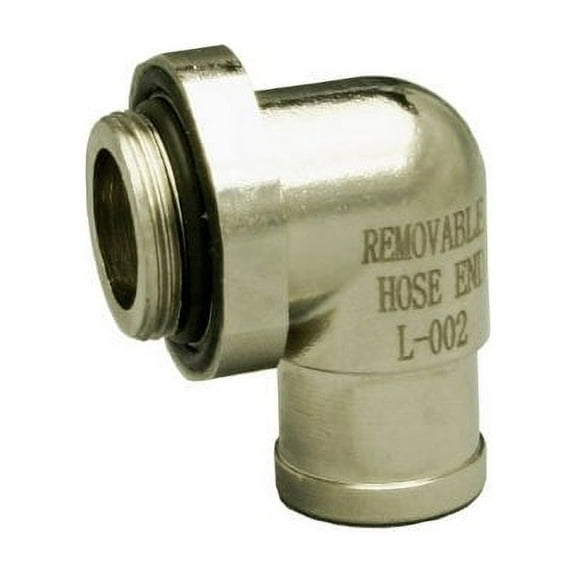 EZ OIL DRAIN VALVE L-002 : L-Shape Hose End 5/8
