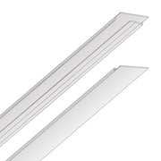 EZ-On T-bar Ceiling Grid Cover Kit - Snap On - White - 58 Piece 96 sq ft