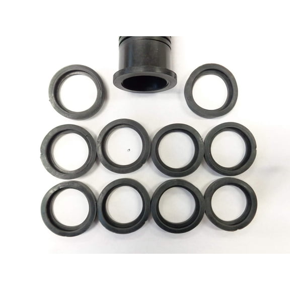 EZ-POUR  Replacement Spout Gaskets and Retainer Rings Compatible with all EZ-POUR Brand Spouts (Pack of 10)