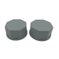 thumbnail image 1 of EZ-POUR® Solid Gray Replacement Cap for Wedco, Teepee Water and Fuel Cans (Pack of 2) , 1 of 10