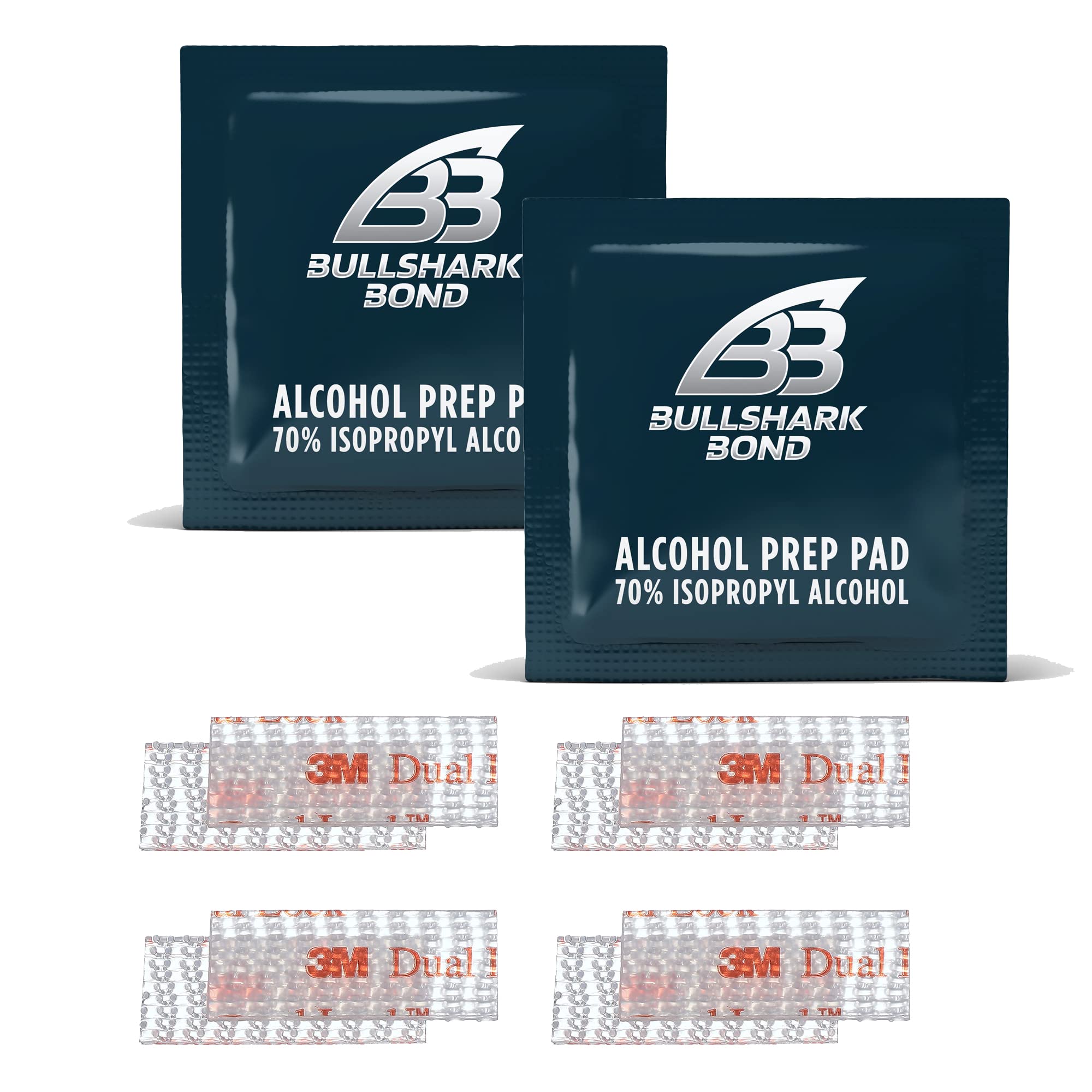 EZ Pass/IPass/Toll Tag Clear Tape Mounting Kit, Bullshark Bond 4 Sets
