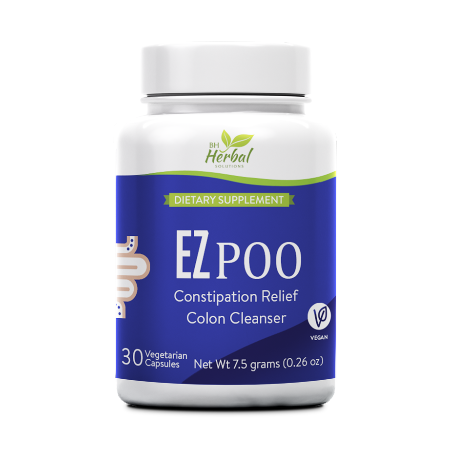 EZ Poo Colon Cleanser Natural and Herbal Constipation Relief, Herbal