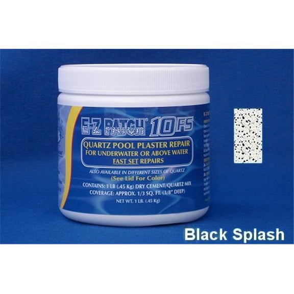 EZ Products 10 No. QUARTZ PLASTER FAST SET- BLACK SPLASH EACH